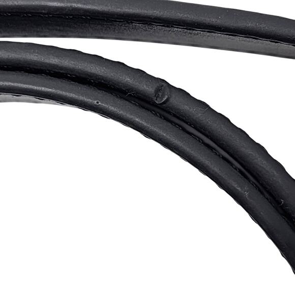 Versace Collection Men’s Leather Belt With Silver Medusa Head Buckle Black - New - Picture 5 of 6